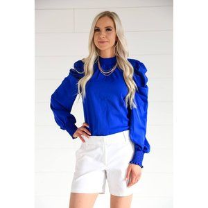 Chandra Ruffle Top
